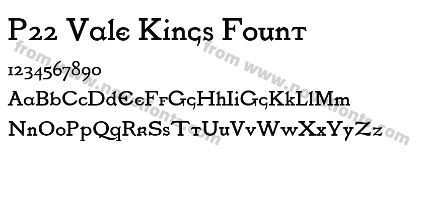 P22 Vale Kings FountPreview