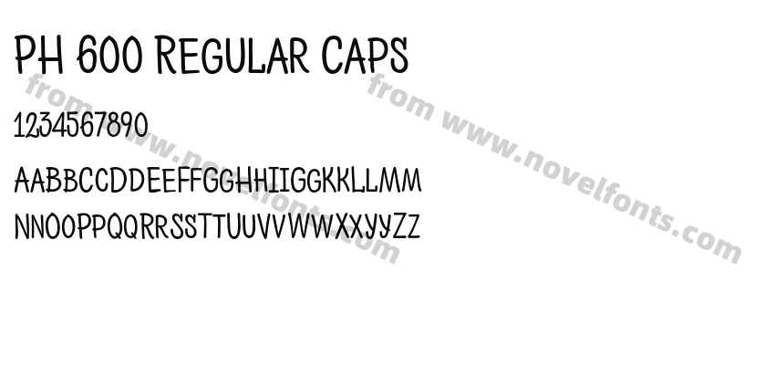 PH 600 Regular CapsPreview