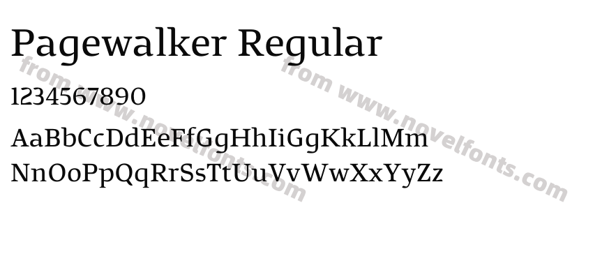 Pagewalker RegularPreview