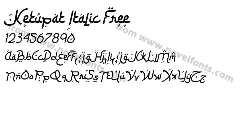 Ketupat Italic FreePreview