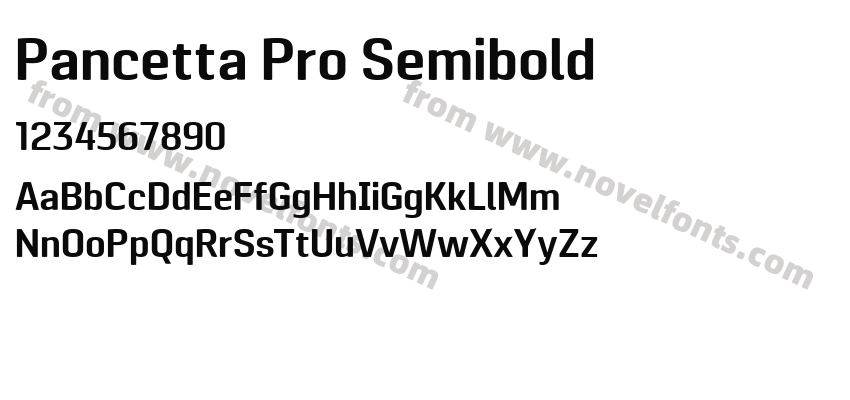 Pancetta Pro SemiboldPreview