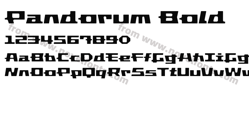 Pandorum BoldPreview