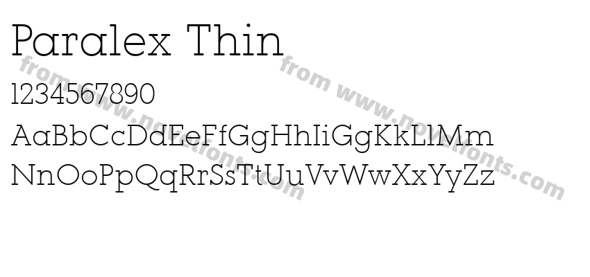Paralex ThinPreview