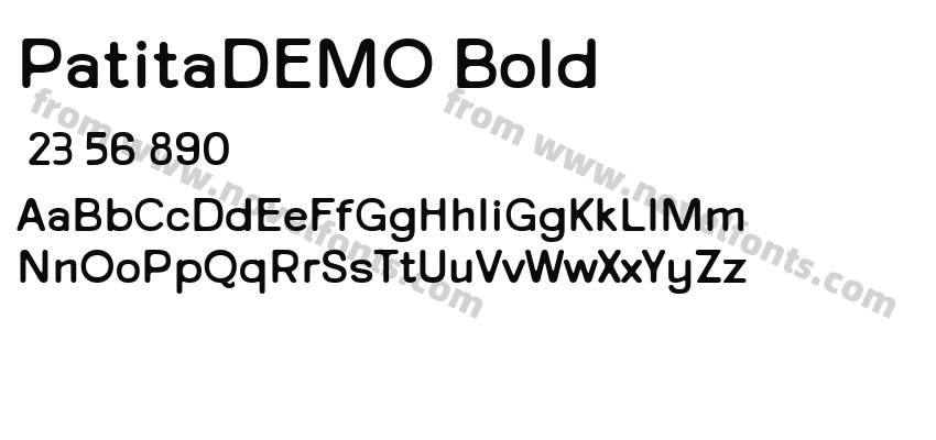 PatitaDEMO BoldPreview