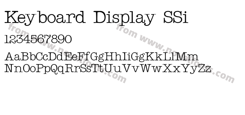 Keyboard Display SSiPreview