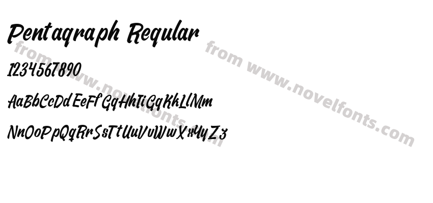 Pentagraph RegularPreview