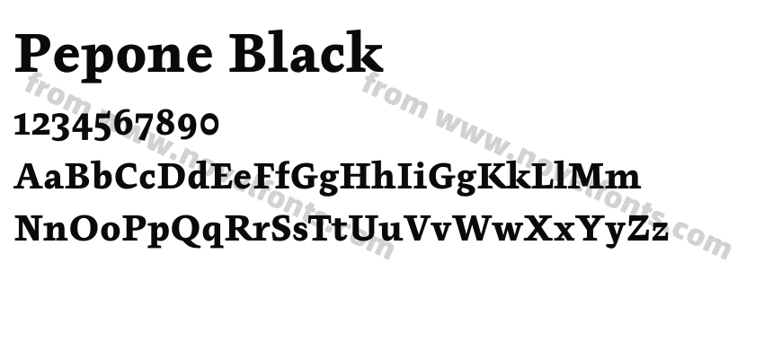 Pepone BlackPreview