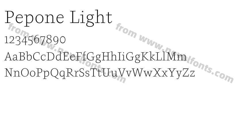 Pepone LightPreview
