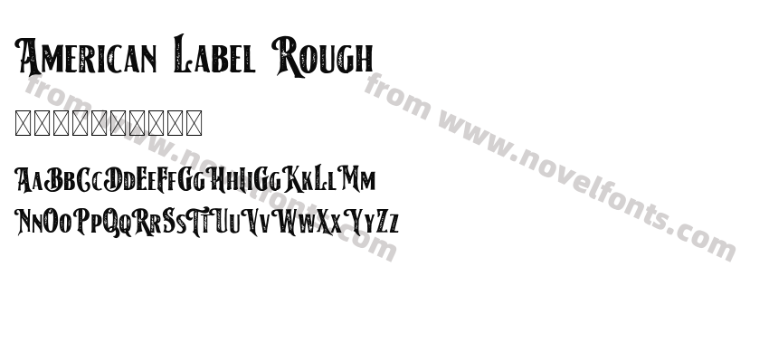 American Label RoughPreview