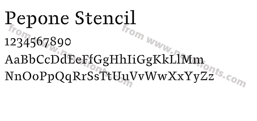 Pepone StencilPreview