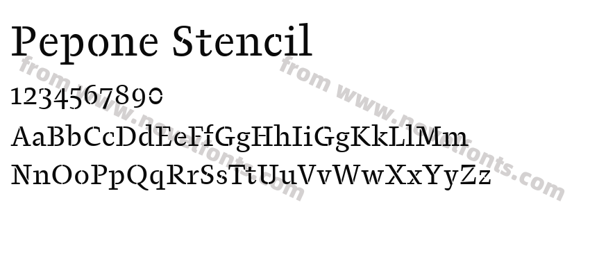 Pepone StencilPreview