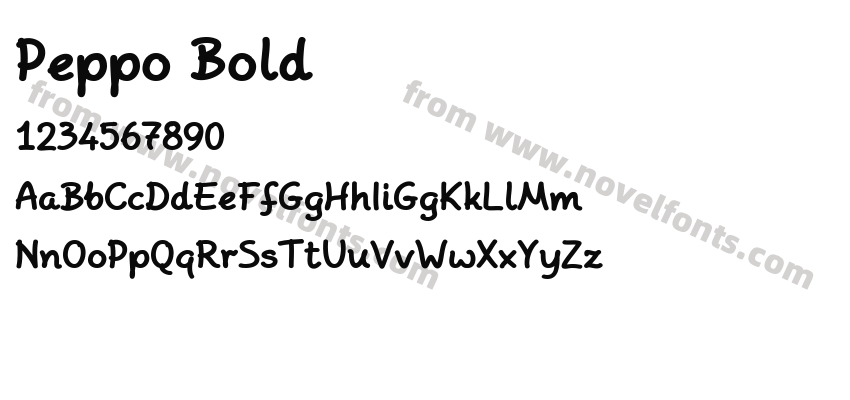 Peppo BoldPreview