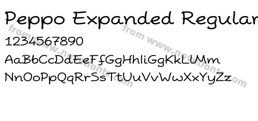 Peppo Expanded RegularPreview