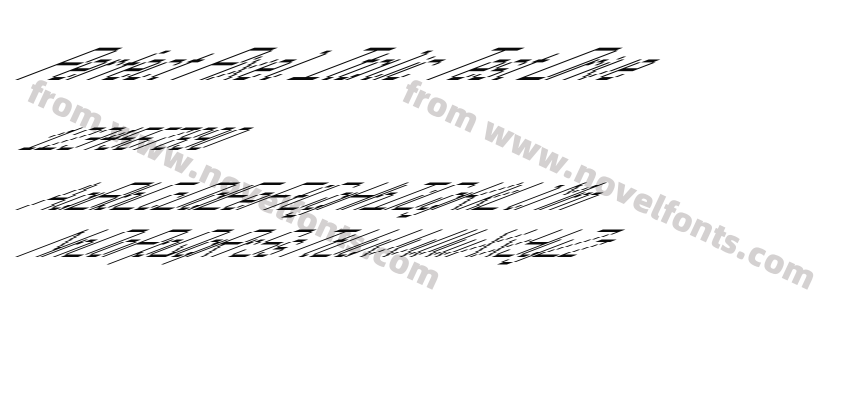 Perfect Pixel Italic Test DrivePreview