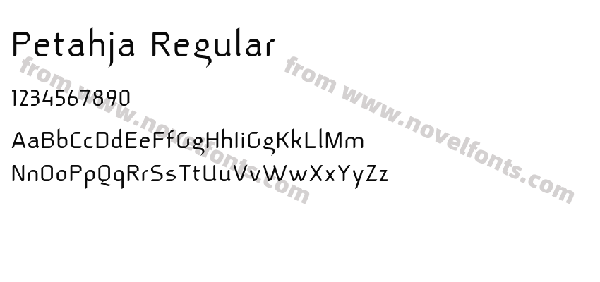 Petahja RegularPreview