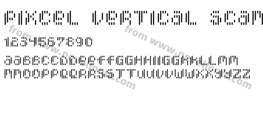 Pixcel Vertical ScanPreview