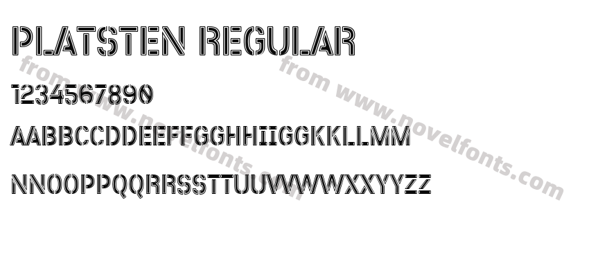 Platsten RegularPreview