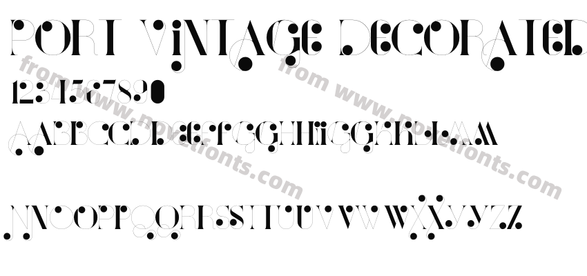 Port Vintage DecoratedPreview