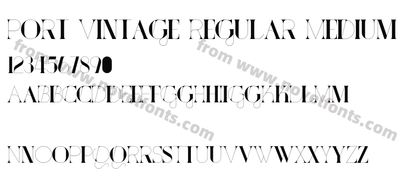 Port Vintage Regular MediumPreview