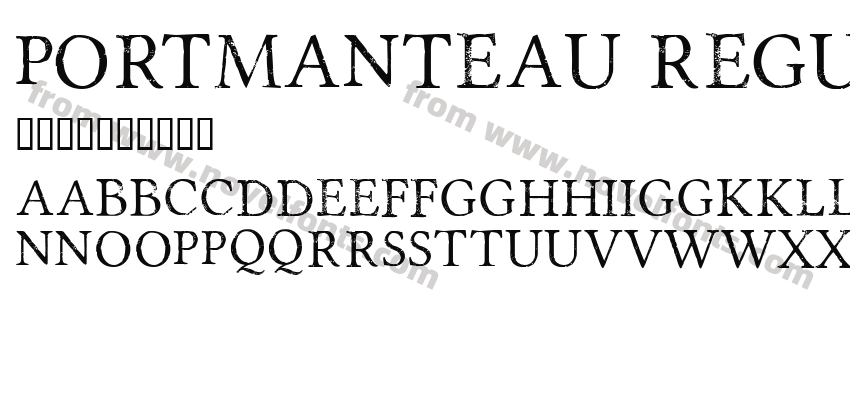 Portmanteau RegularPreview