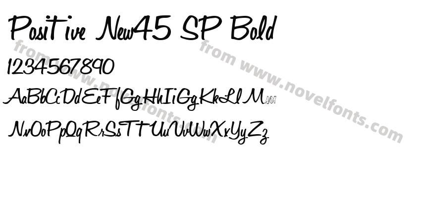 Positive New45 SP BoldPreview