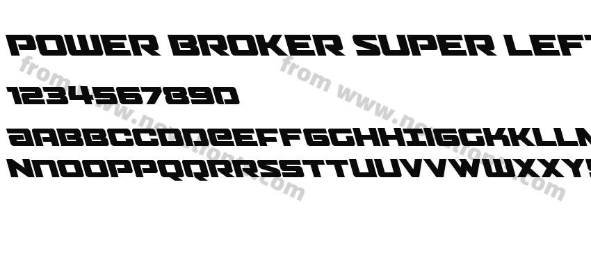 Power Broker Super LeftalicPreview