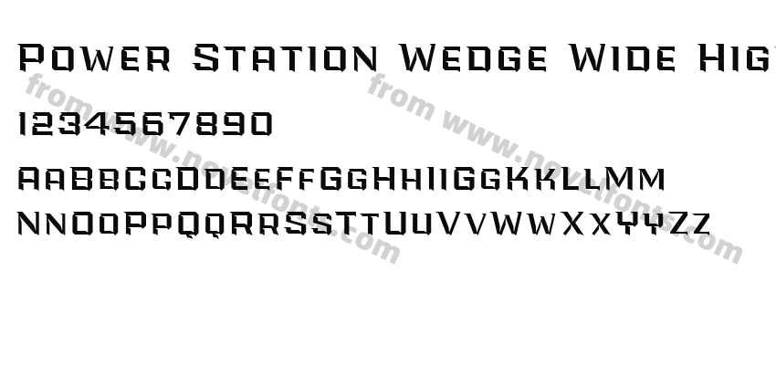 Power Station Wedge Wide HighPreview