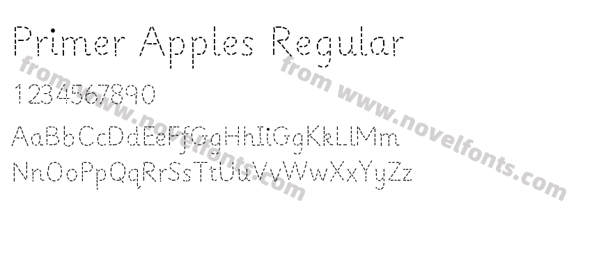 Primer Apples RegularPreview