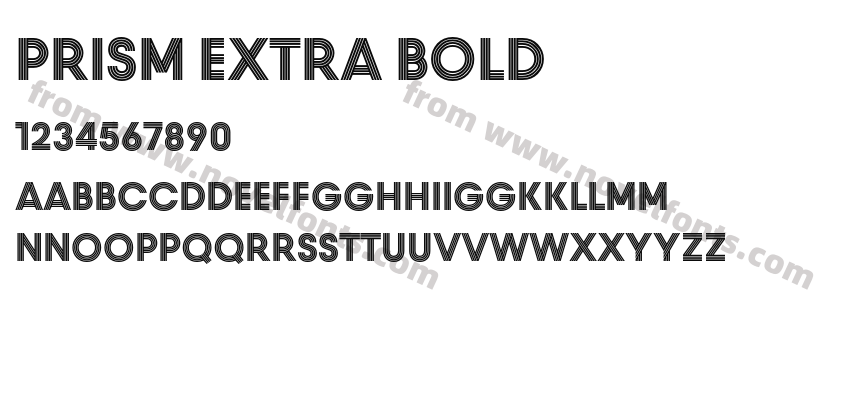 Prism Extra BoldPreview
