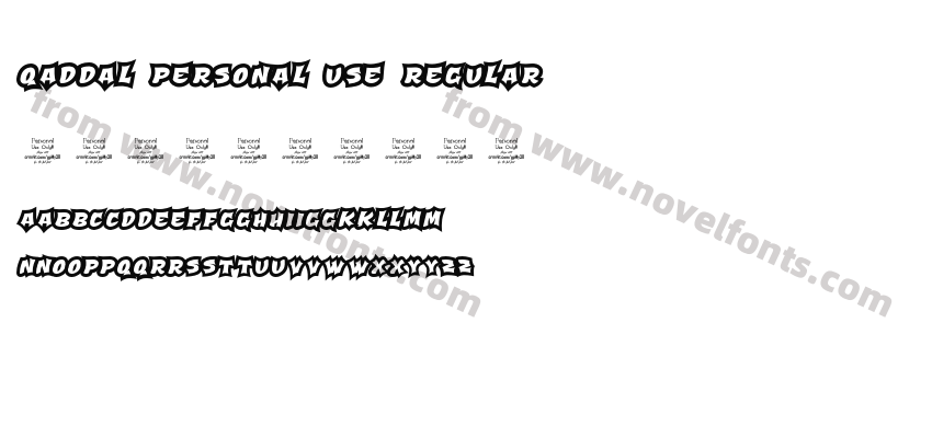 Qaddal Personal Use RegularPreview