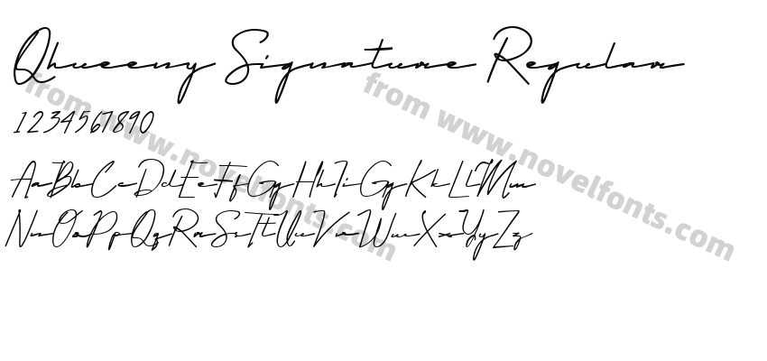 Qhueeny Signature RegularPreview