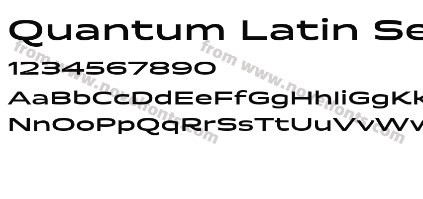 Quantum Latin SemiboldPreview
