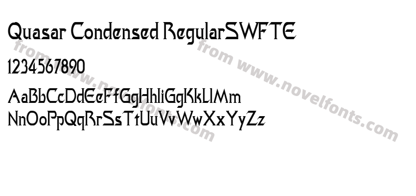 Quasar Condensed RegularSWFTEPreview