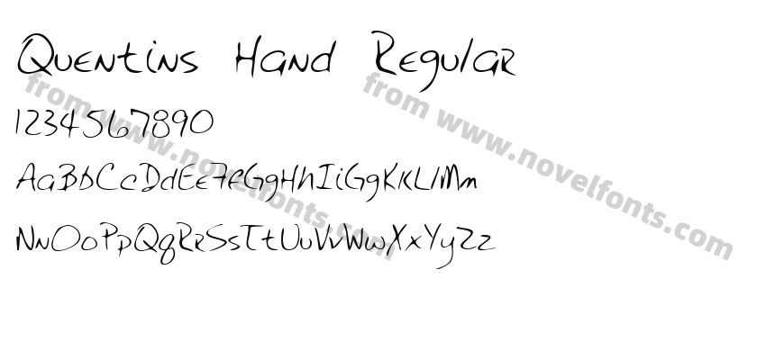 Quentins Hand RegularPreview