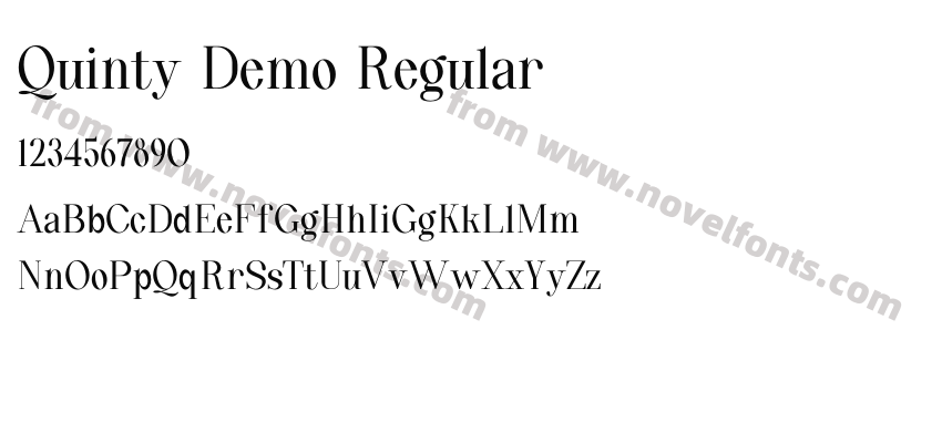 Quinty Demo RegularPreview