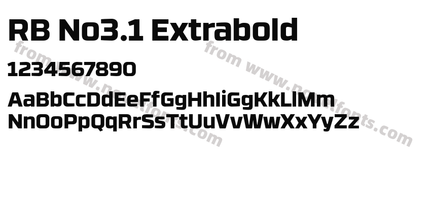RB No3.1 ExtraboldPreview