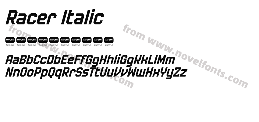 Racer ItalicPreview