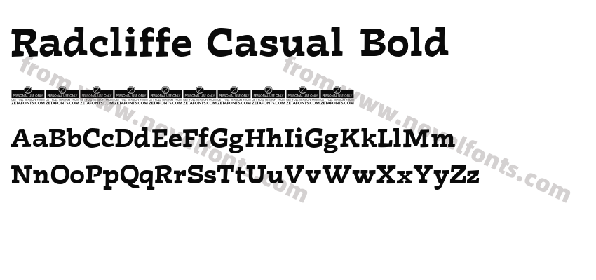 Radcliffe Casual BoldPreview