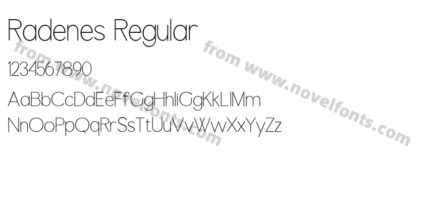 Radenes RegularPreview