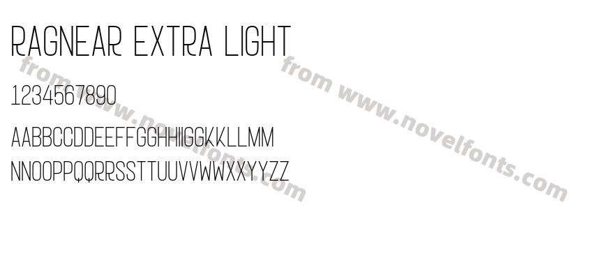 Ragnear Extra LightPreview