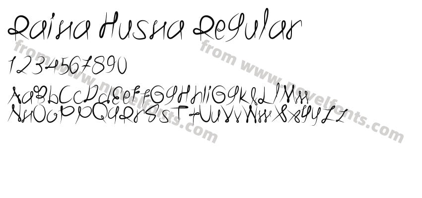 Raina Husna RegularPreview