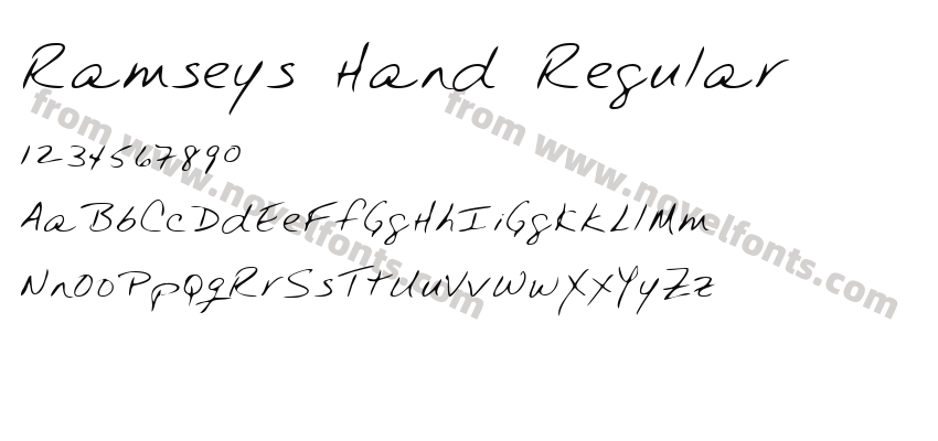 Ramseys Hand RegularPreview