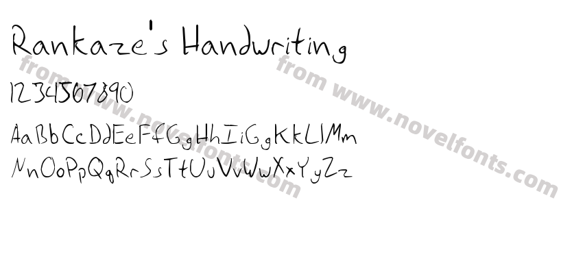 Rankaze's HandwritingPreview