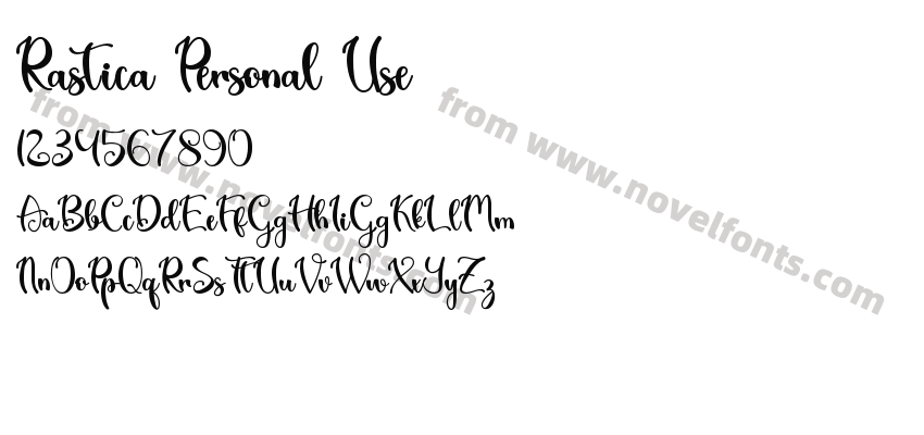 Rastica Personal UsePreview