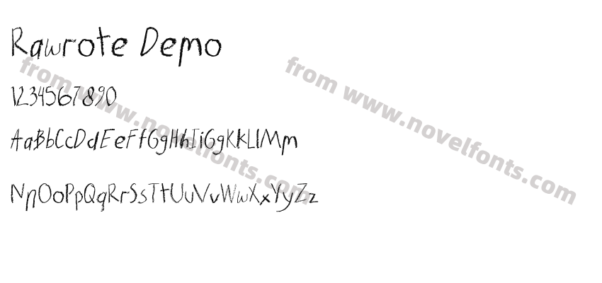 Rawrote DemoPreview