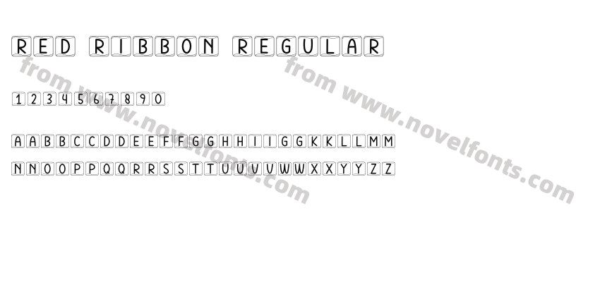 Red Ribbon RegularPreview
