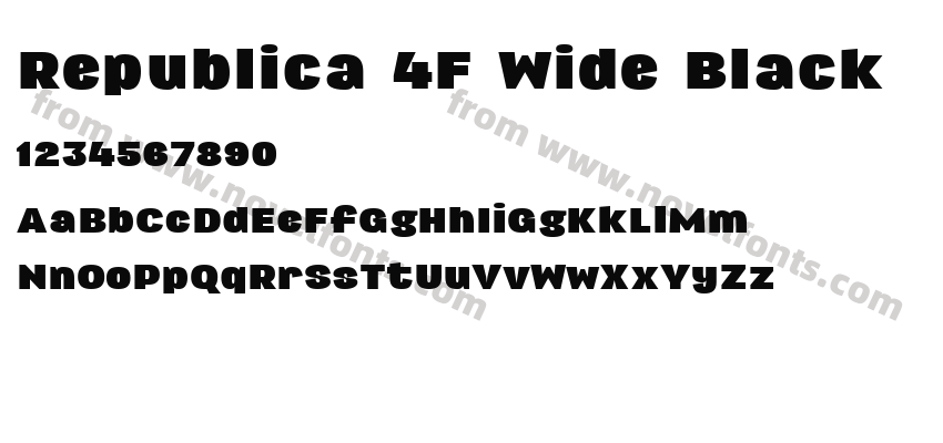 Republica 4F Wide BlackPreview