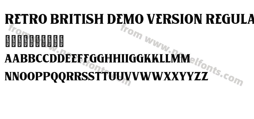 Retro British Demo Version RegularPreview