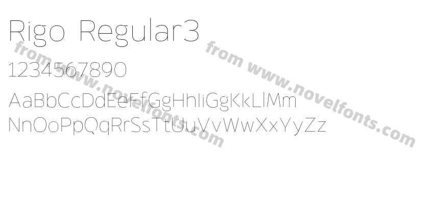 Rigo Regular3Preview
