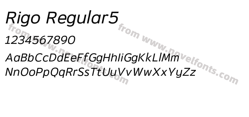 Rigo Regular5Preview